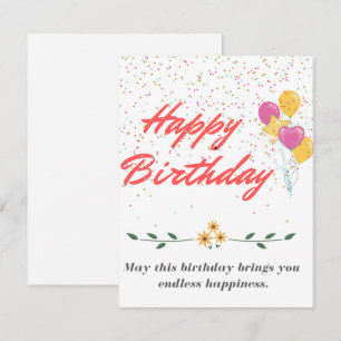 Niedlich Happy Birthday Card
