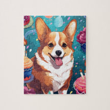 Niedlich Happy Birthday Corgi Dog