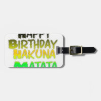Niedlich Happy Birthday Hakunamatata Inspiration K