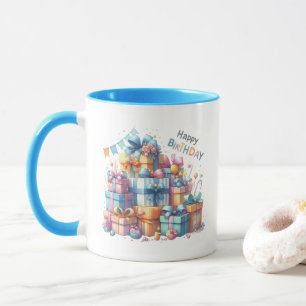 Niedlich Happy Birthday hinzufügen Tasse
