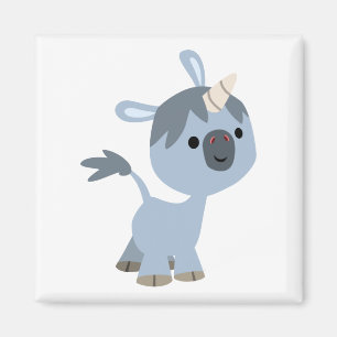 Niedlich Happy Cartoon Baby Unicorn Magnet