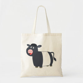 Niedlich Happy Cartoon Belted Galloway Kuh Bag Tragetasche