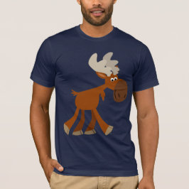 Niedlich Happy Cartoon Elche T - Shirt