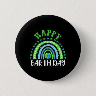 Niedlich Happy Earth Day Niedlich Rainbow Earth Lo Button