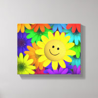 Niedlich Happy Face Blume