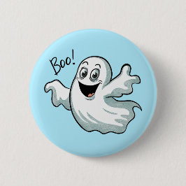 Niedlich Happy Ghost Button