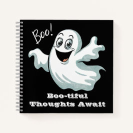Niedlich Happy Ghost Notizbuch