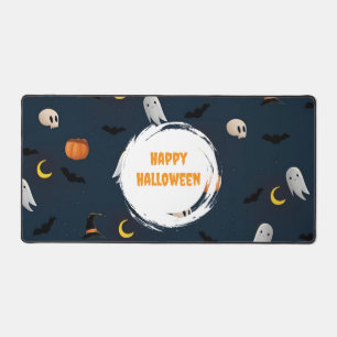 Niedlich Happy Halloween Dark Blue Schreibtischunterlage
