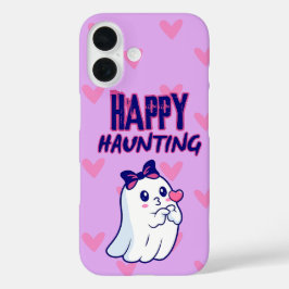 Niedlich Happy Haunting Ghost iPhone Case