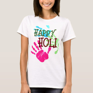 Niedlich Happy Holi T-Shirt