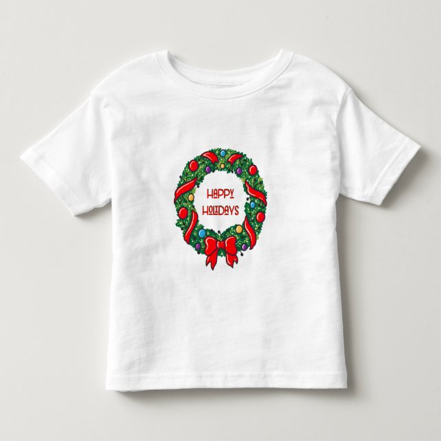 Niedlich Happy Holiday T-Shirt Whimsical Reef Grap (Vorderseite)