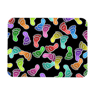 Niedlich Happy Lächeln Feet Tapete Magnet