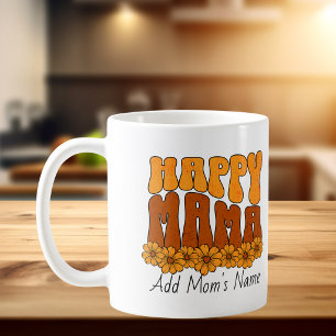Niedlich Happy Mama Gold & Browns Kaffee Tasse
