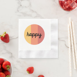 Niedlich Happy Napkin Serviette