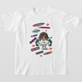 Niedlich Happy Native American Girl T-Shirt