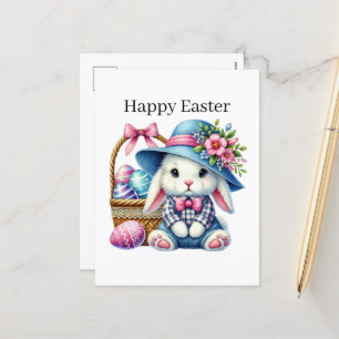 Niedlich Happy Ostersonne Feiertagspostkarte