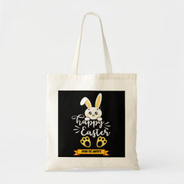 Niedlich Happy Ostersonne mit gelben Paw-Printen Tragetasche