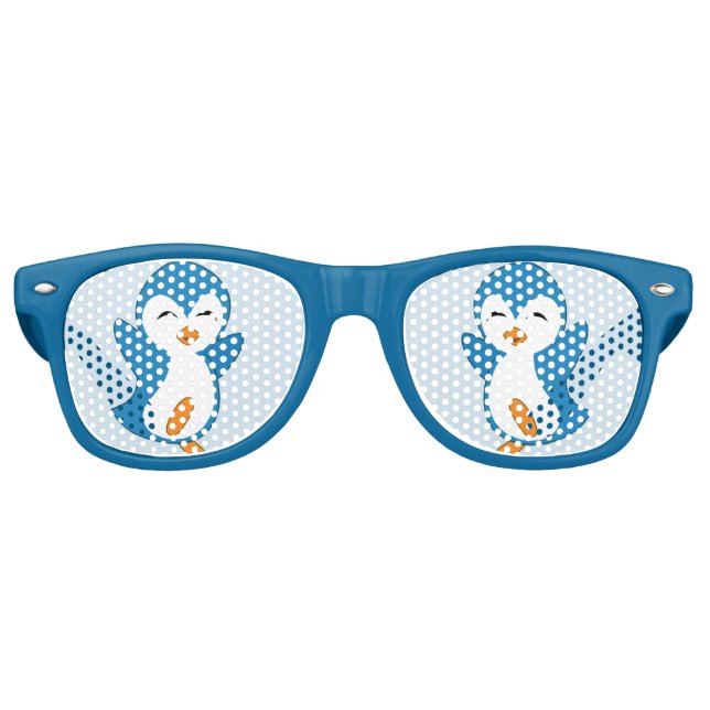 Niedlich Happy Penguin Partybrille (Vorderseite)