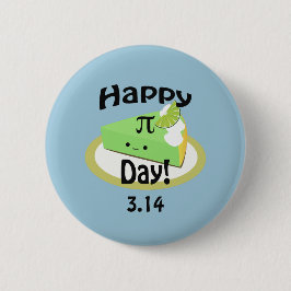 Niedlich Happy Pi Day Button