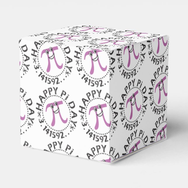 Niedlich Happy Pi Day - Funny Pi Geschenkschachtel (Rückseite)
