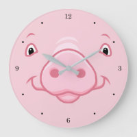 Niedlich Happy Pink Pig Face