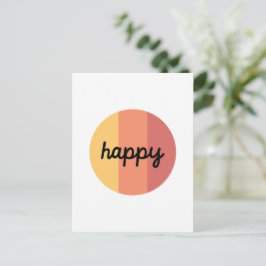 Niedlich Happy Postcard Postkarte