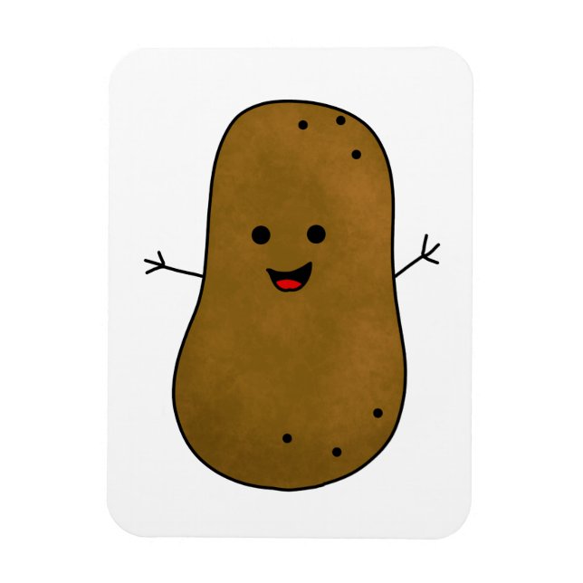 Niedlich Happy Potato Magnet (Vertikal)
