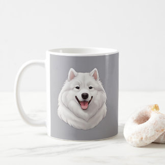 Niedlich Happy Samoyed Dog Kaffeetasse