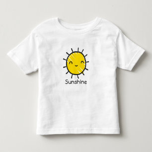 Niedlich Happy Smile Sunshine Custom Text Kleinkind T-shirt