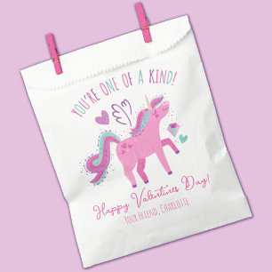 Niedlich Happy Valentines Day Kinder Einhorn Geschenktütchen
