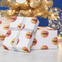 Niedlich Happy Wrapping Paper