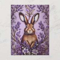 Niedlich Hare with Lavender William Morris Inspiri
