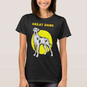 Niedlich Harlequin Great Dane T-Shirt