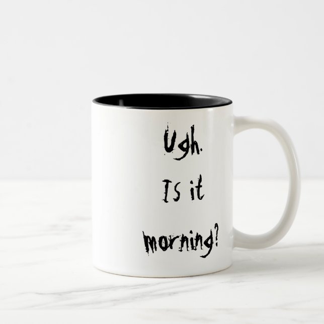 Niedlich Hate Mornings Tasse (Rechts)