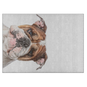 Niedlich Head Bulldog English Bulldog Lover Gesche Schneidebrett