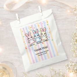 Niedlich Heart Bunny Hoppers Babydusche Geschenktütchen