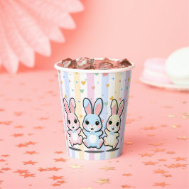 Niedlich Heart Bunny Hoppers Babydusche Pappbecher