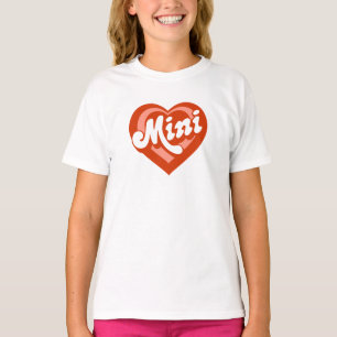 Niedlich Heart Mama Mini Mutter Tochter T-Shirt
