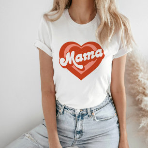 Niedlich Heart Mama Mini Mutter Tochter T-Shirt
