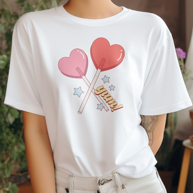 Niedlich Heart Sucker Valentinstag T - Shirt (Von Creator hochgeladen)