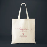 Niedlich Heart Wedding Kit Tote Bag Tragetasche<br><div class="desc">Eine schlichte Kalligrafie Hochzeitskater Erholung Kit Tasche. Ideal für ein Ziel oder ein Wochenende Hochzeit. ANKUNFT: Wenn Sie eine Anpassung des Designs benötigen,  kontaktieren Sie mich bitte über den Chat; wenn Sie Informationen über Ihre Bestellung,  Versandoptionen,  etc. benötigen,  wenden Sie sich bitte direkt an den Zazzle Support https://help.zazzle.com/hc/en-us/articles/221463567-How-Do-I-Contact-Zazzle-Customer-Support-</div>