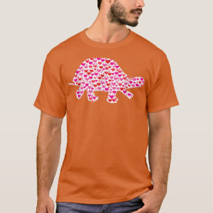 Niedlich Hearts Turtle Funny Animals Lover Valenti T-Shirt