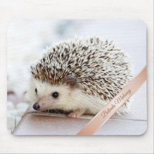 Niedlich Hedgehoog Monogramm  Mousepad