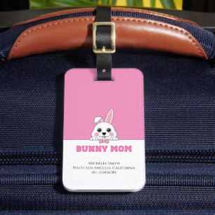 Niedlich Helle Mama Rosa Personalisiert Gepäckanhänger