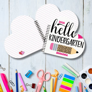 Niedlich Hello Kindergarten Notizbuch