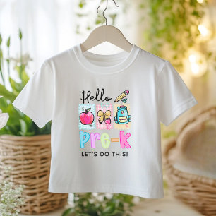 Niedlich Hello Pre-K Preppy T-Shirt