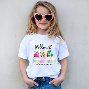Niedlich Hello Second Grade Preppy T-Shirt