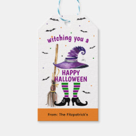 Niedlich Hexenhappy Halloween Kids Party Beutel Ta Geschenkanhänger