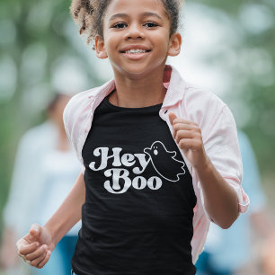 Niedlich Hey Boo Funny Ghost Halloween T-Shirt