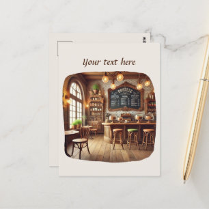 Niedlich hinzufügen postkarte